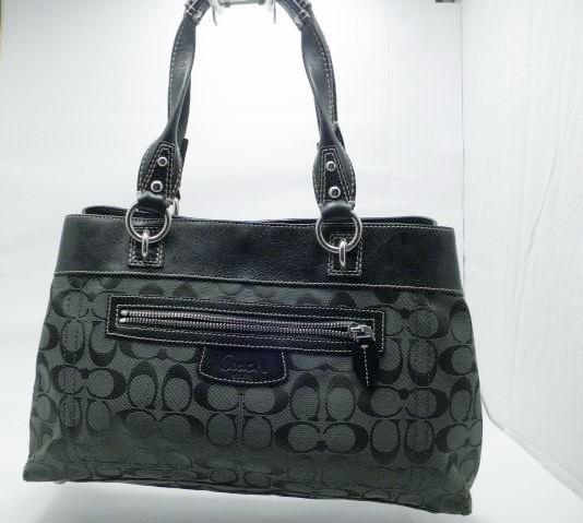 vintage black coach purse