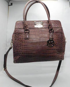 Michael Kors Astrid Brown Croc Leather Large Satchel – MA & PAS TREASURES  CONSIGNMENT & AUCTIONS