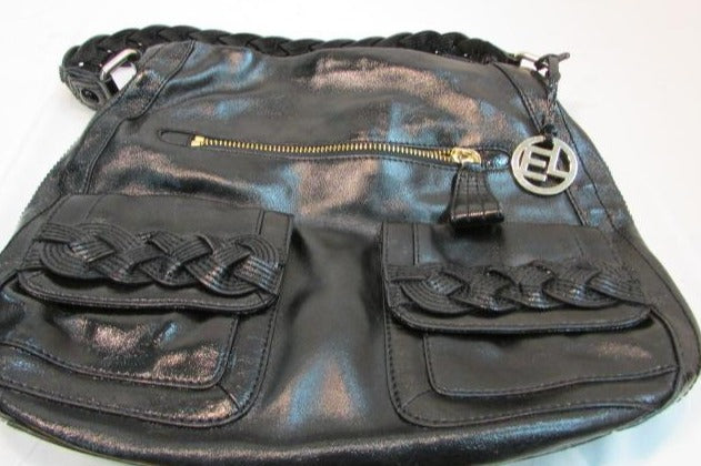 Elliott Lucca Black Leather Braided Strap Purse – MA & PAS TREASURES CONSIGNMENT AUCTIONS