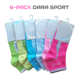 6-PACK Dara Sport - vivid colors 35-38 EU