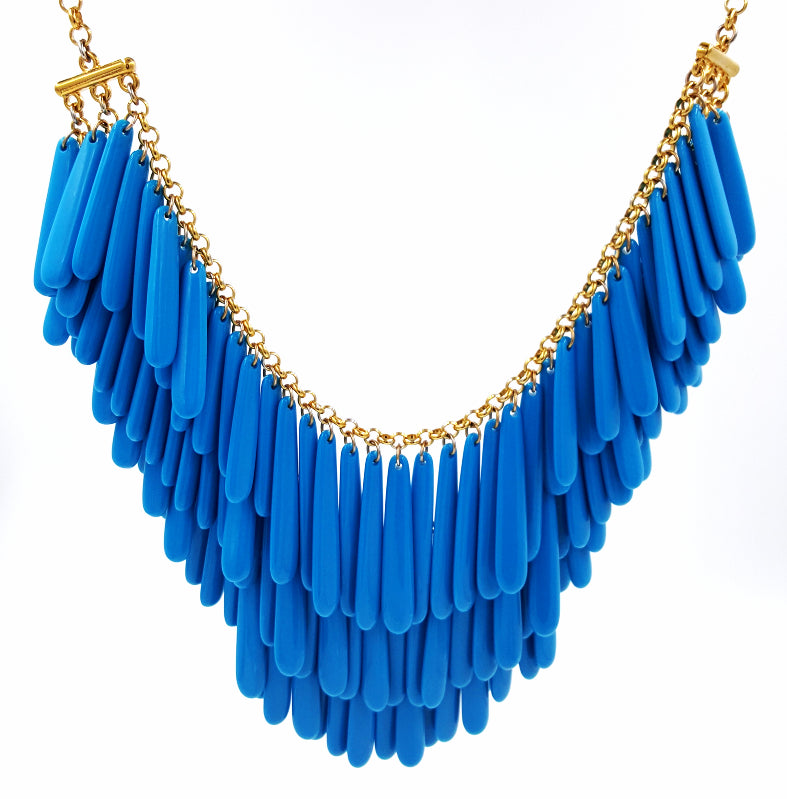 Joan Rivers Necklace Classics Collection Dramatic Faux Turquoise Beads ...