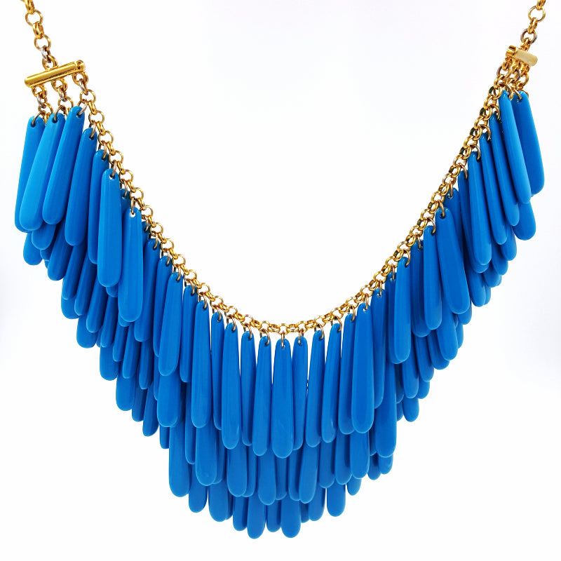 Joan Rivers Necklace Classics Collection Dramatic Faux Turquoise Beads ...