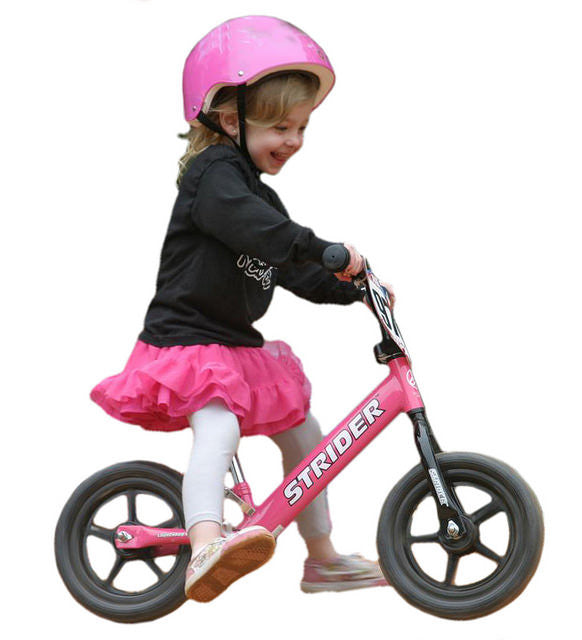 pink strider bike