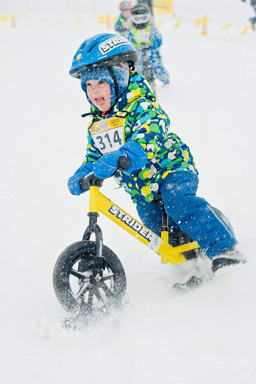 strider bike snow skis