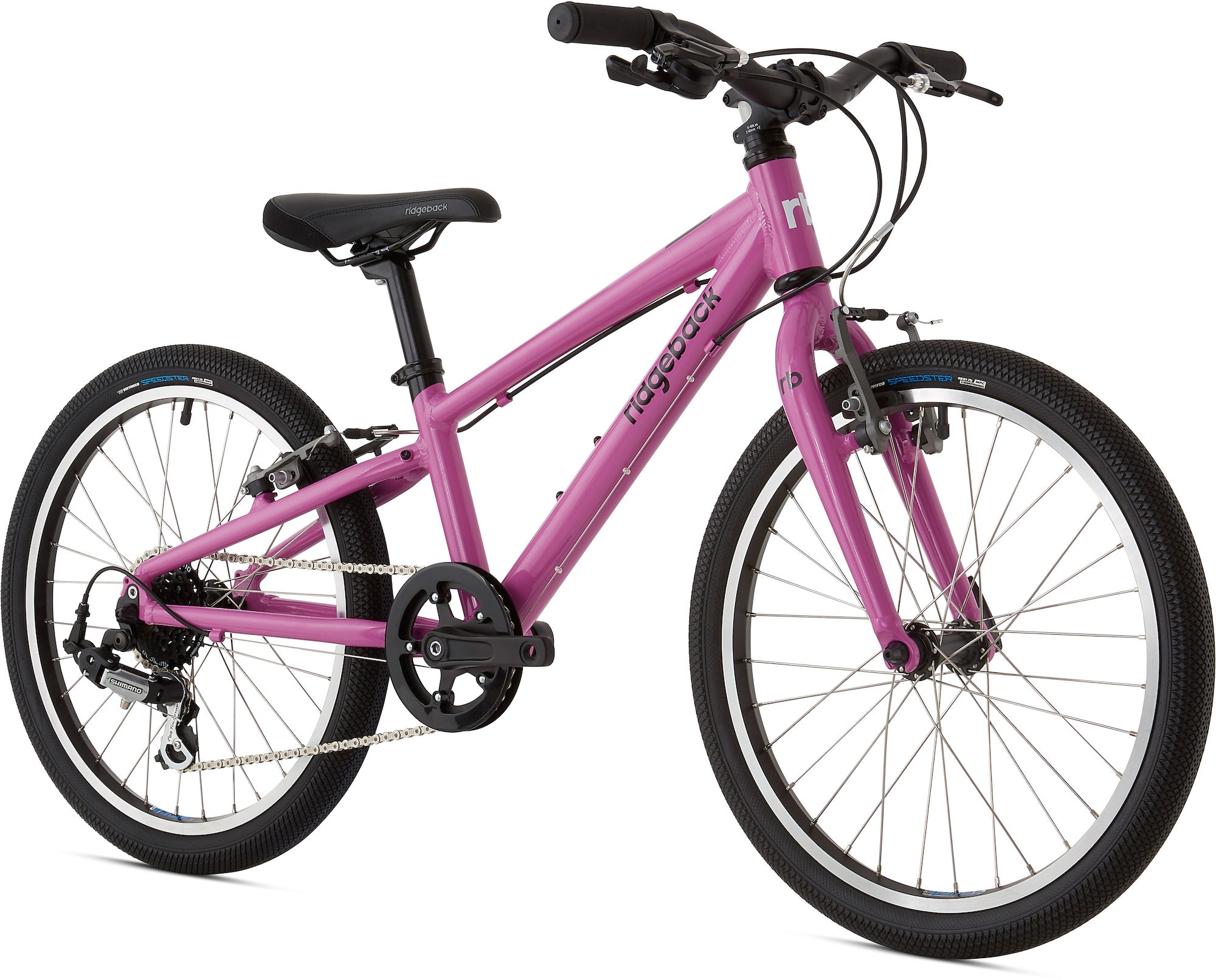 purple 20 inch bike