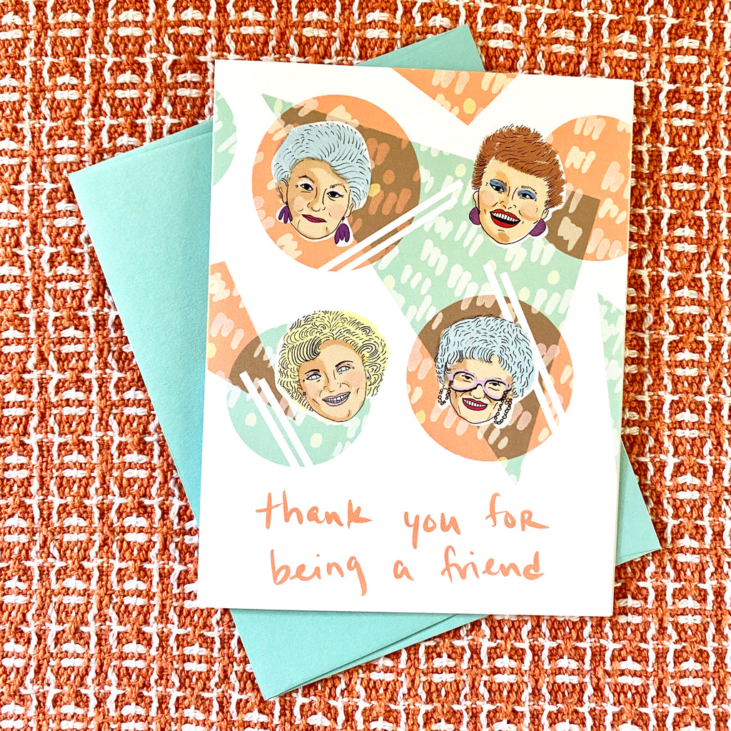 Thank You For Being A Friend Card Elsa Castaneda