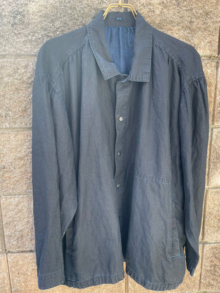 Porter Classic FARMER'S LINEN GATHERED JACKET -INDIGO- ポーター