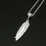 Ray Tracey Large Sword and Feather Pendant