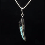 Ray Tracey sword feather pendant