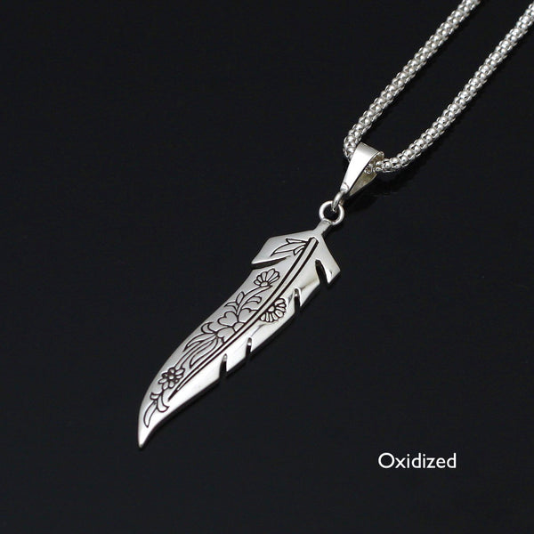 Ojibwa Feather Pendant | Tracey Designs