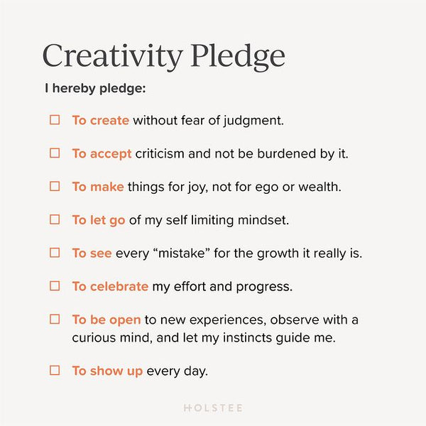 Creativity Pledge