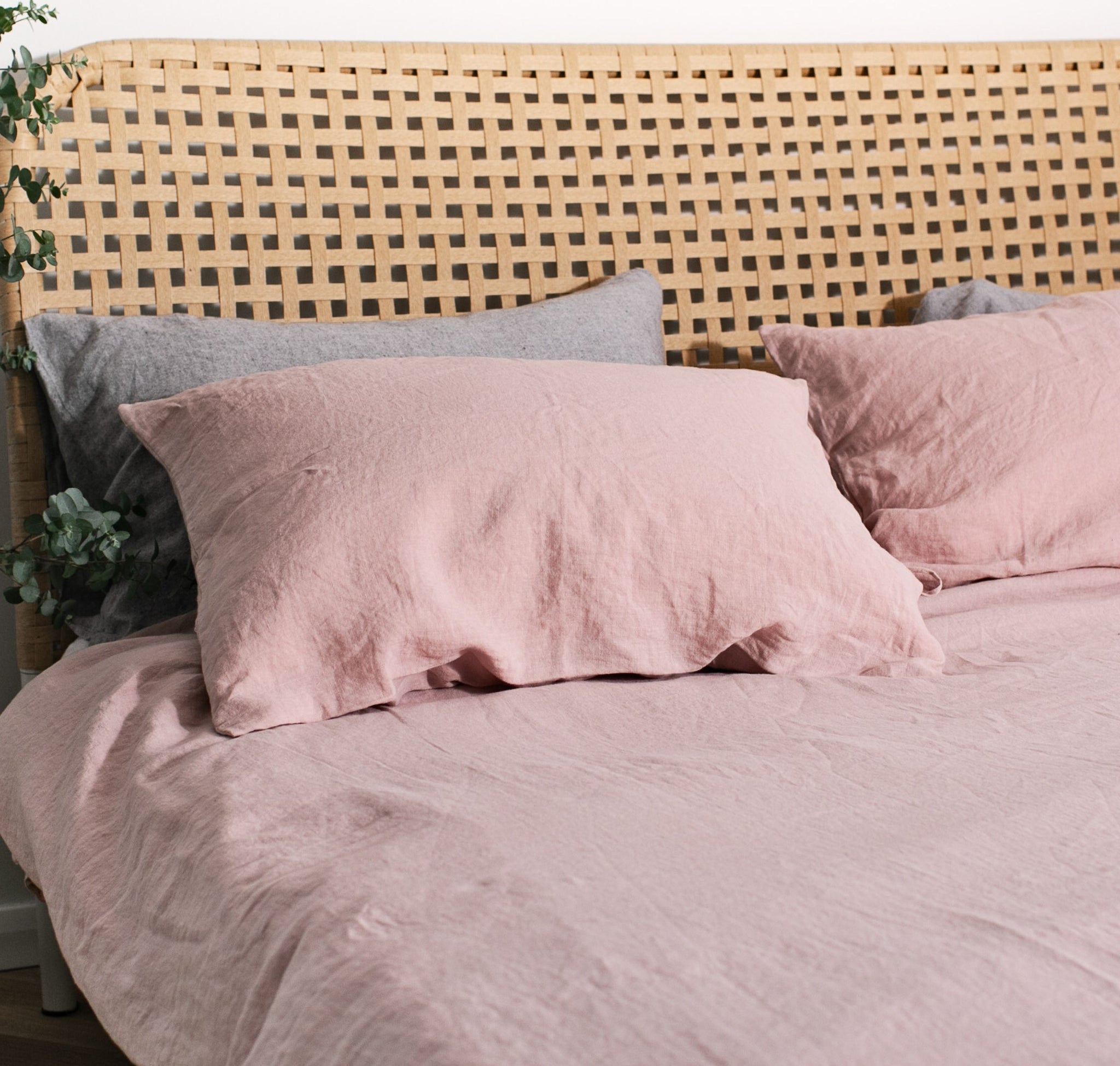 Blush Pink Duvet Cover Set With 2 Pillowcases Jaujastore Com