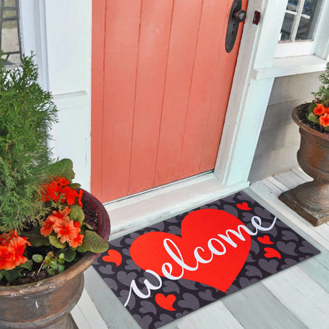 Heart-shaped Rugs or Doormats