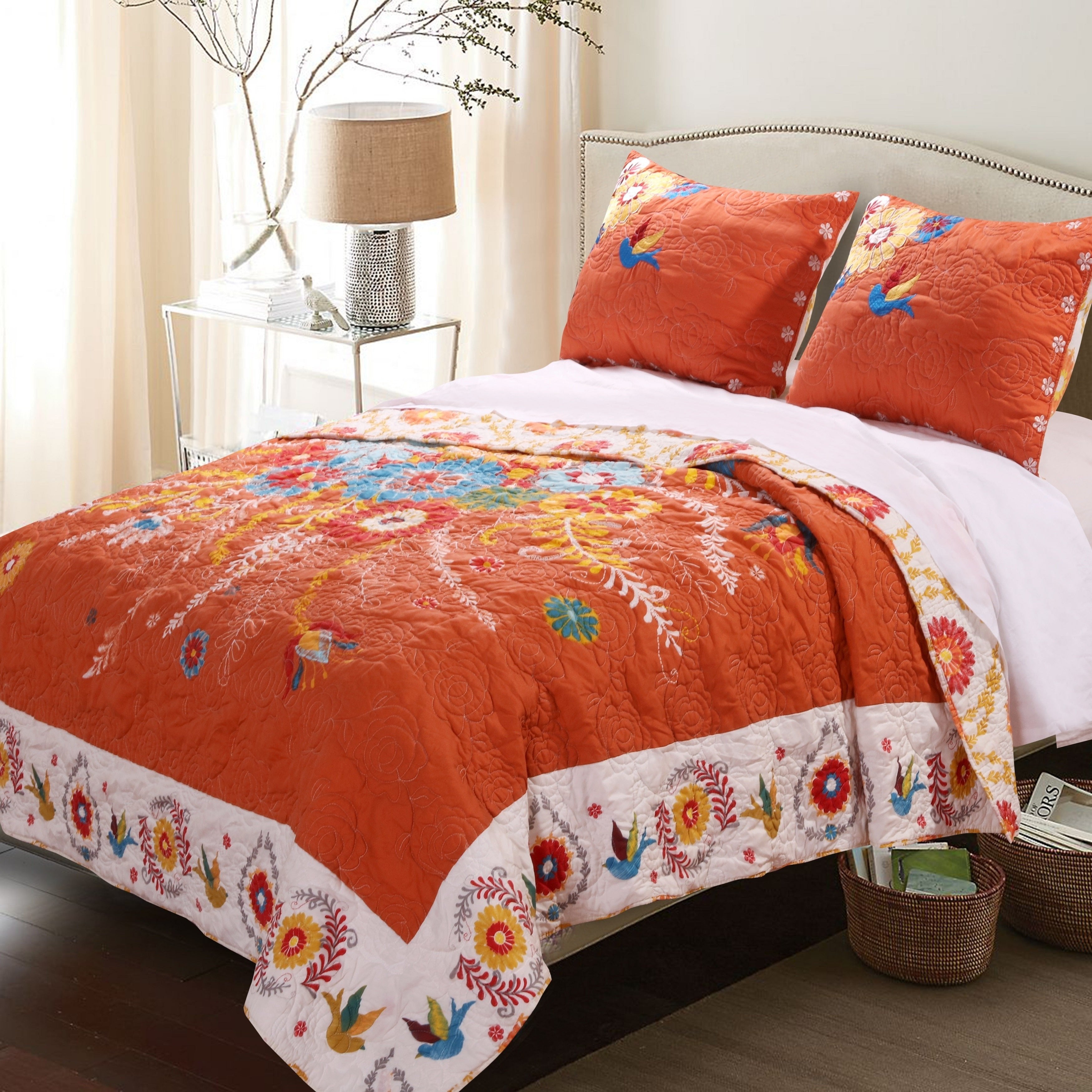 Bohemian Folk Art Gypsy Quilt Bed Set Nova Knox