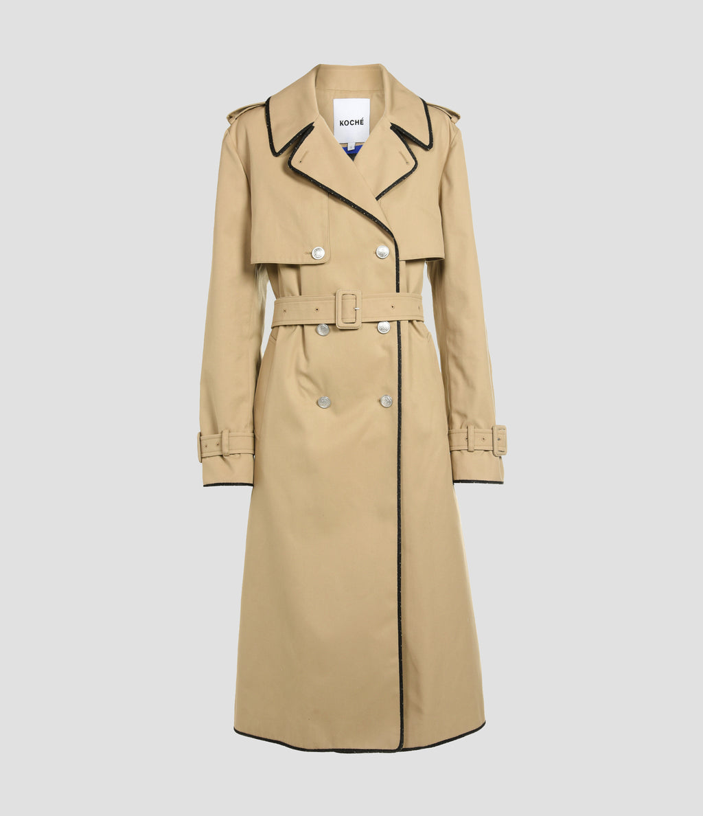 Cotton Trench Coat-SK1AH0011S60387154