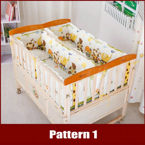 wooden cradle for twins