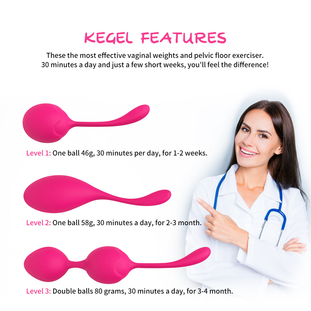 Kegel Balls Training Kit Weighted Pelvic Floor Exercise For Women Yosposs 