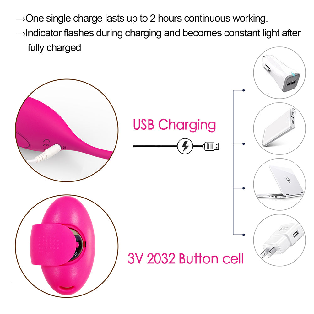 Vibrating Love Egg With 10 Vibration Modes Bullet Kegel Vibrator
