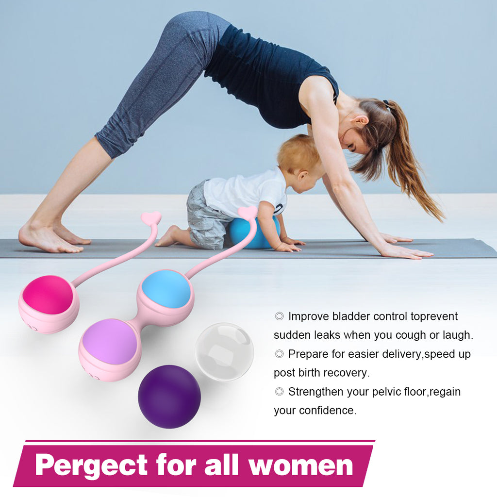 Bladder Control Pelvic Floor Exercises Kegel Ball Set For Women Yosposs 3735