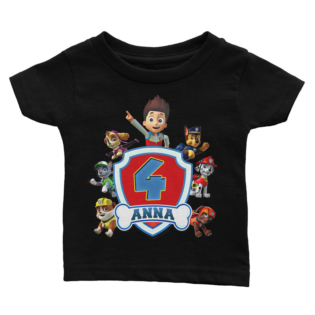 Personalized Paw Patrol Birthday Shirt – Cuztom Threadz