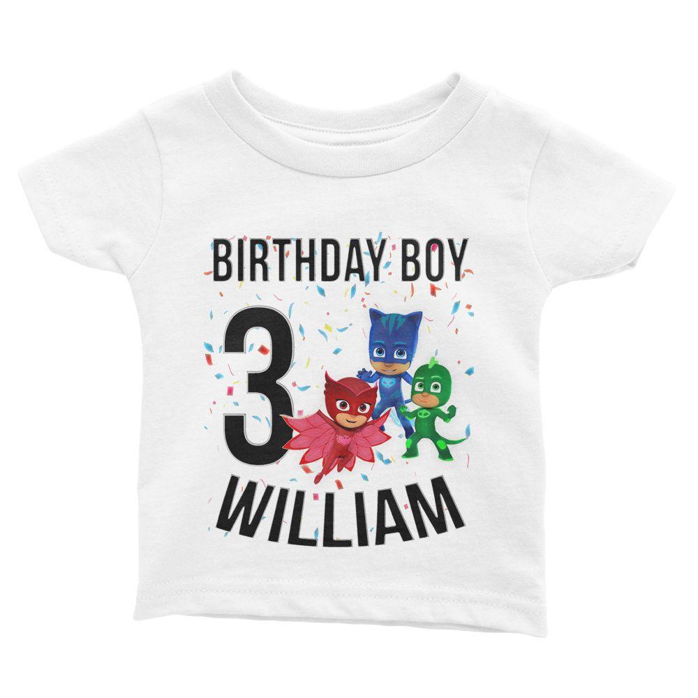 Personalized Pj Mask Birthday Shirt - 