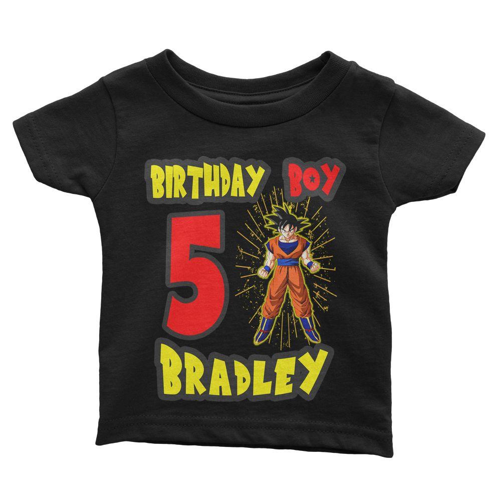 Personalized Dragon Ball Z Birthday Shirt - Cuztom Threadz