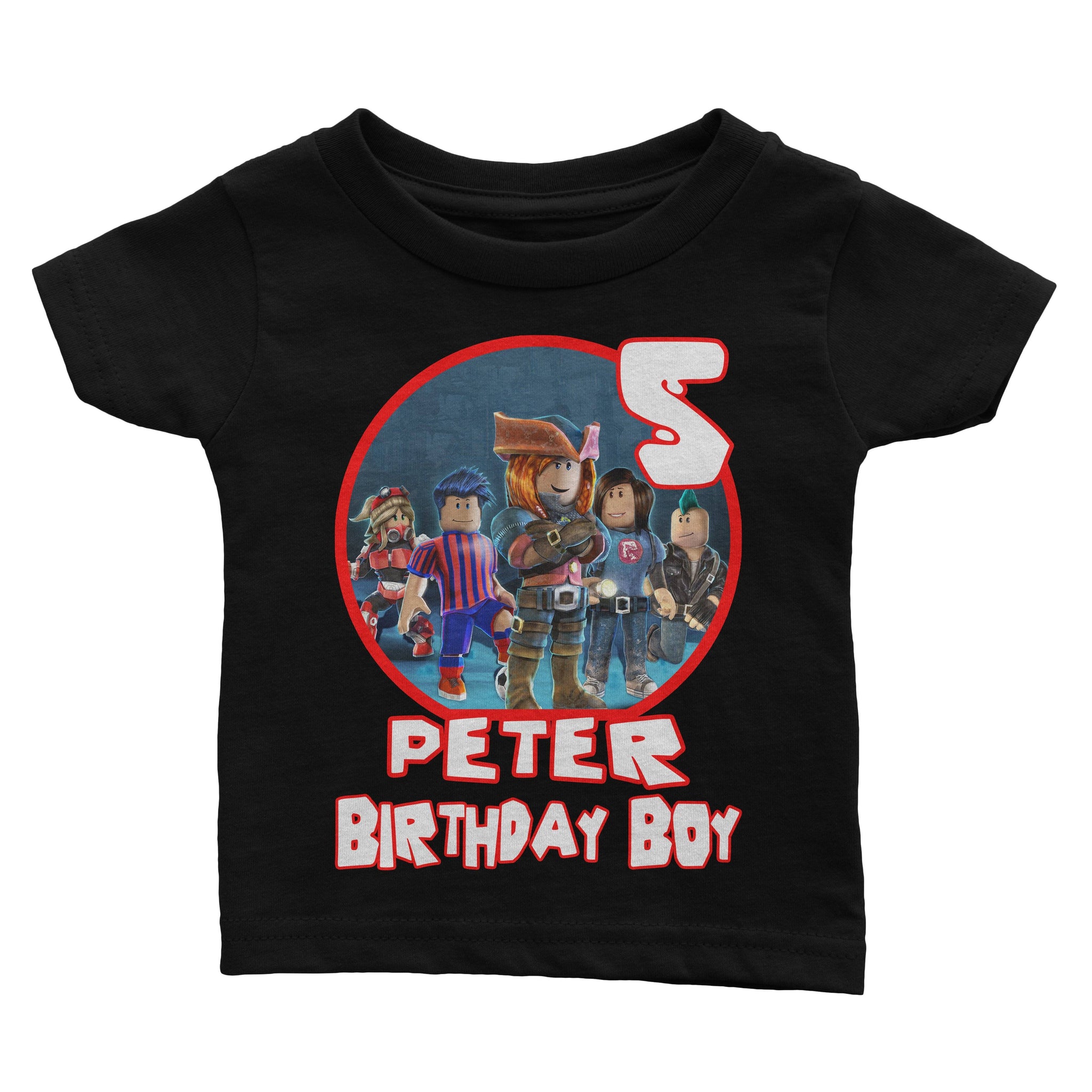 Personalize Roblox Birthday Shirt Cuztom Threadz - 