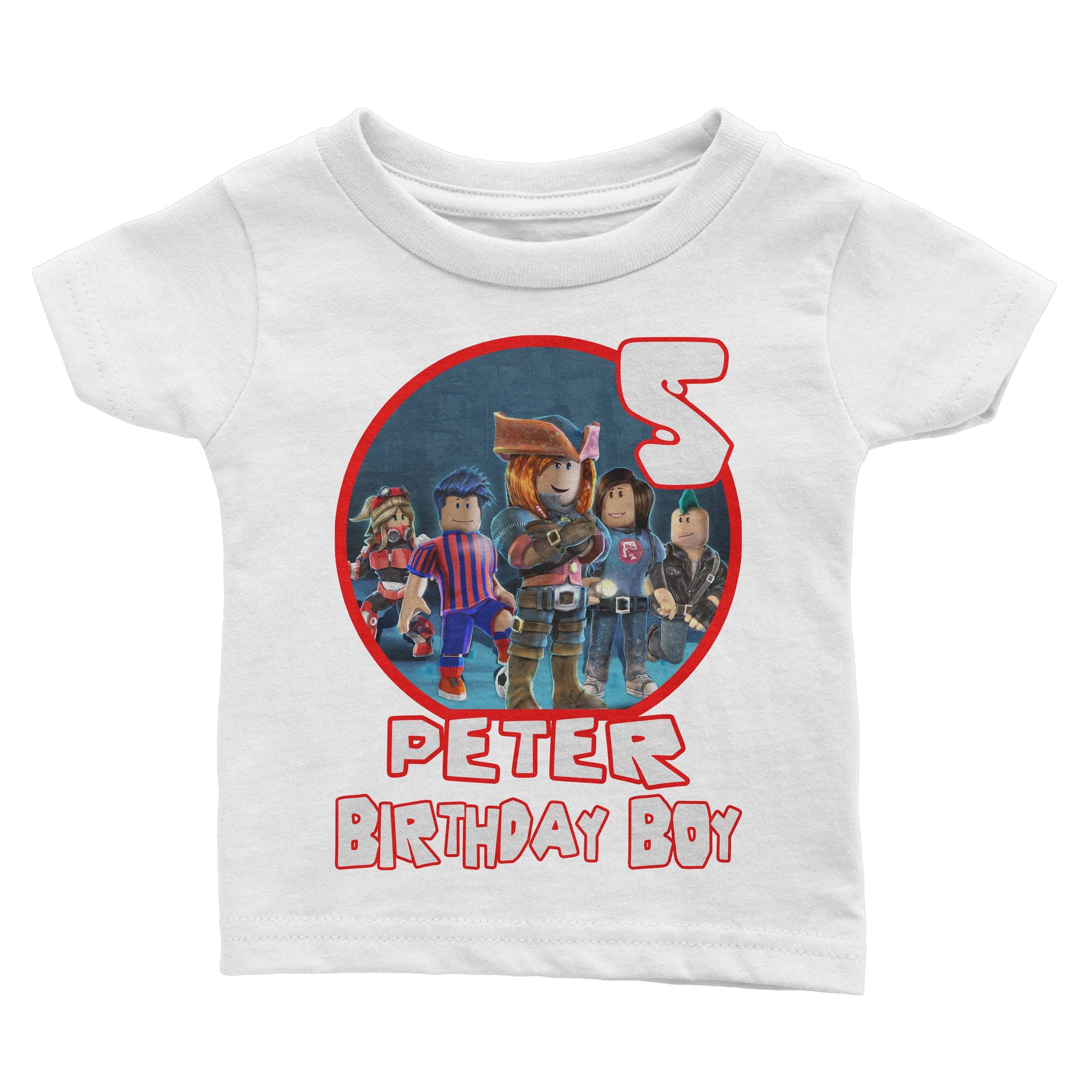 Personalize Roblox Birthday Shirt Cuztom Threadz - roblox id nicole tv