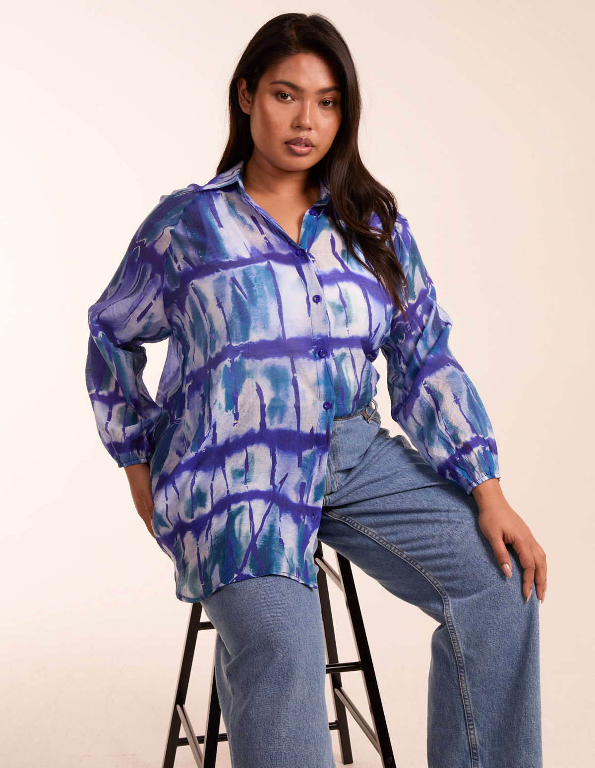 Curve Tie Dye Shirt - 22