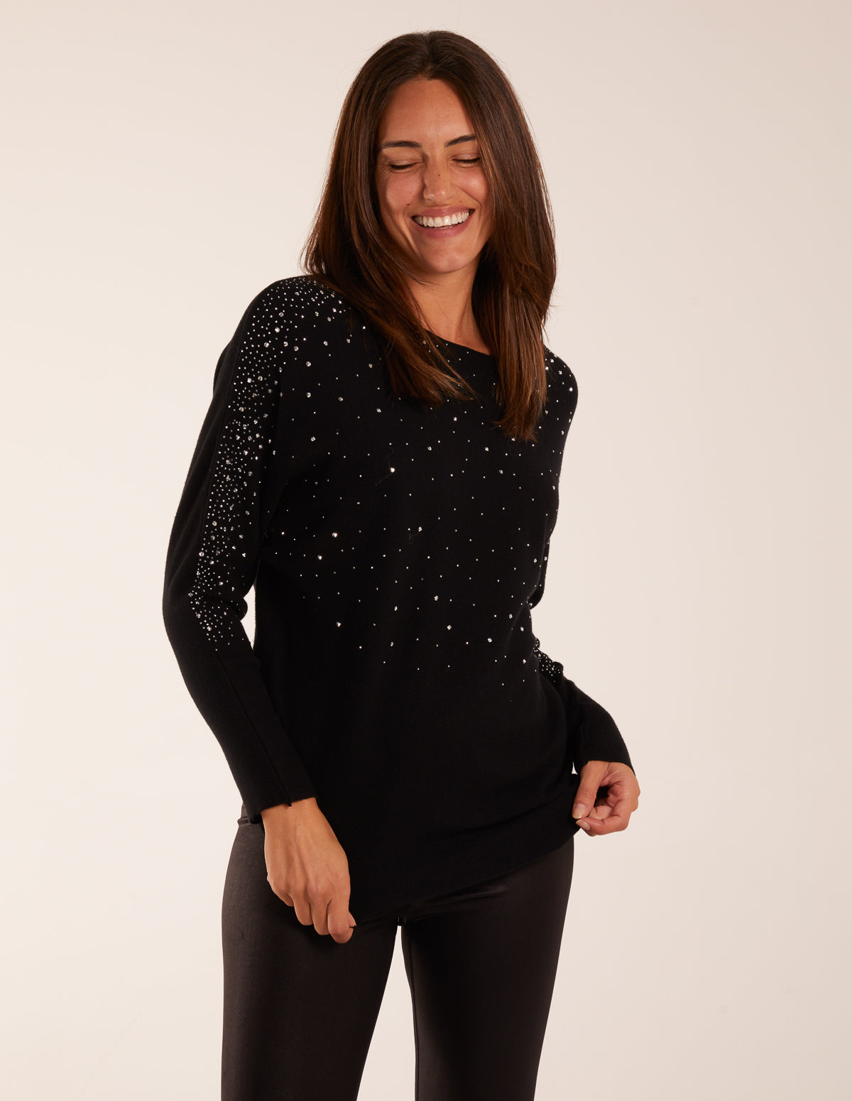 Jumper With Silver Sparkle 