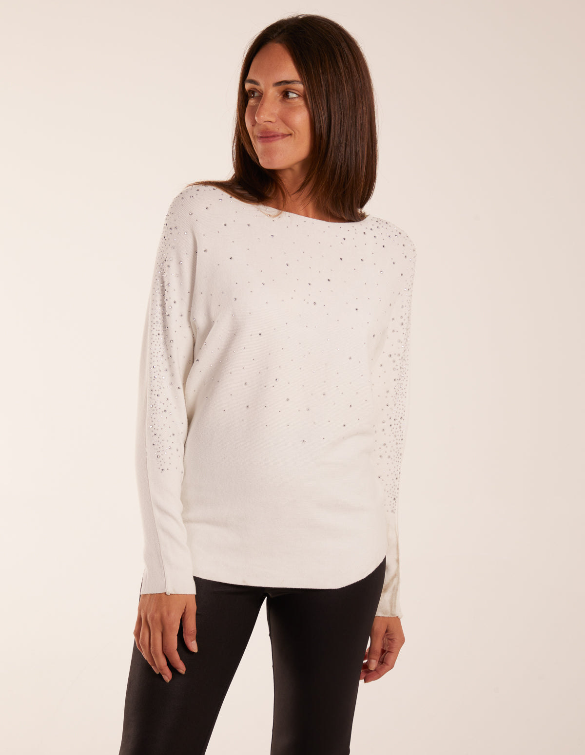 Jumper With Silver Sparkle 