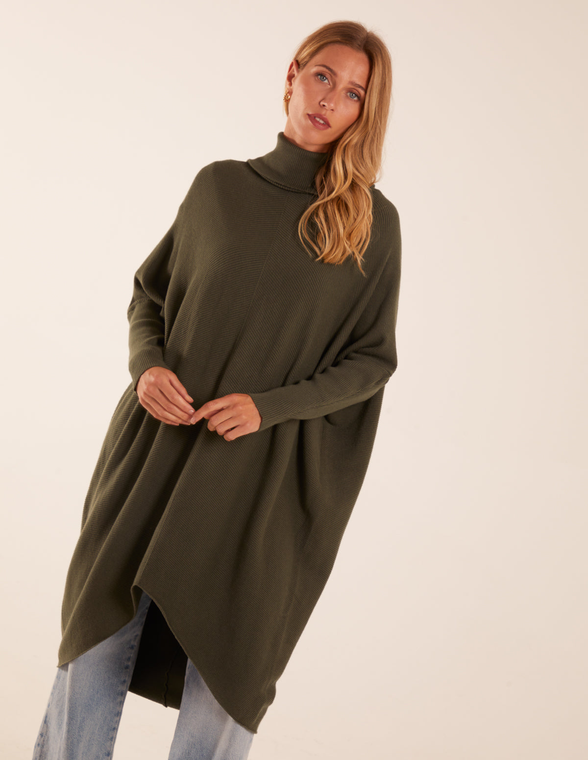 V Hem Longline Jumper 