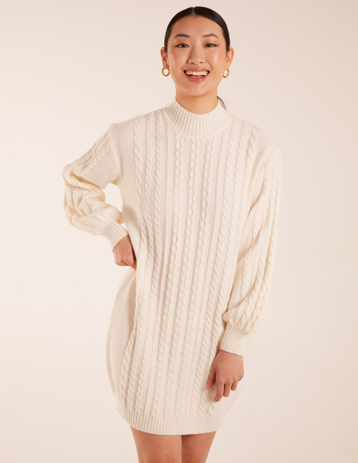 Cable Knit Dress 