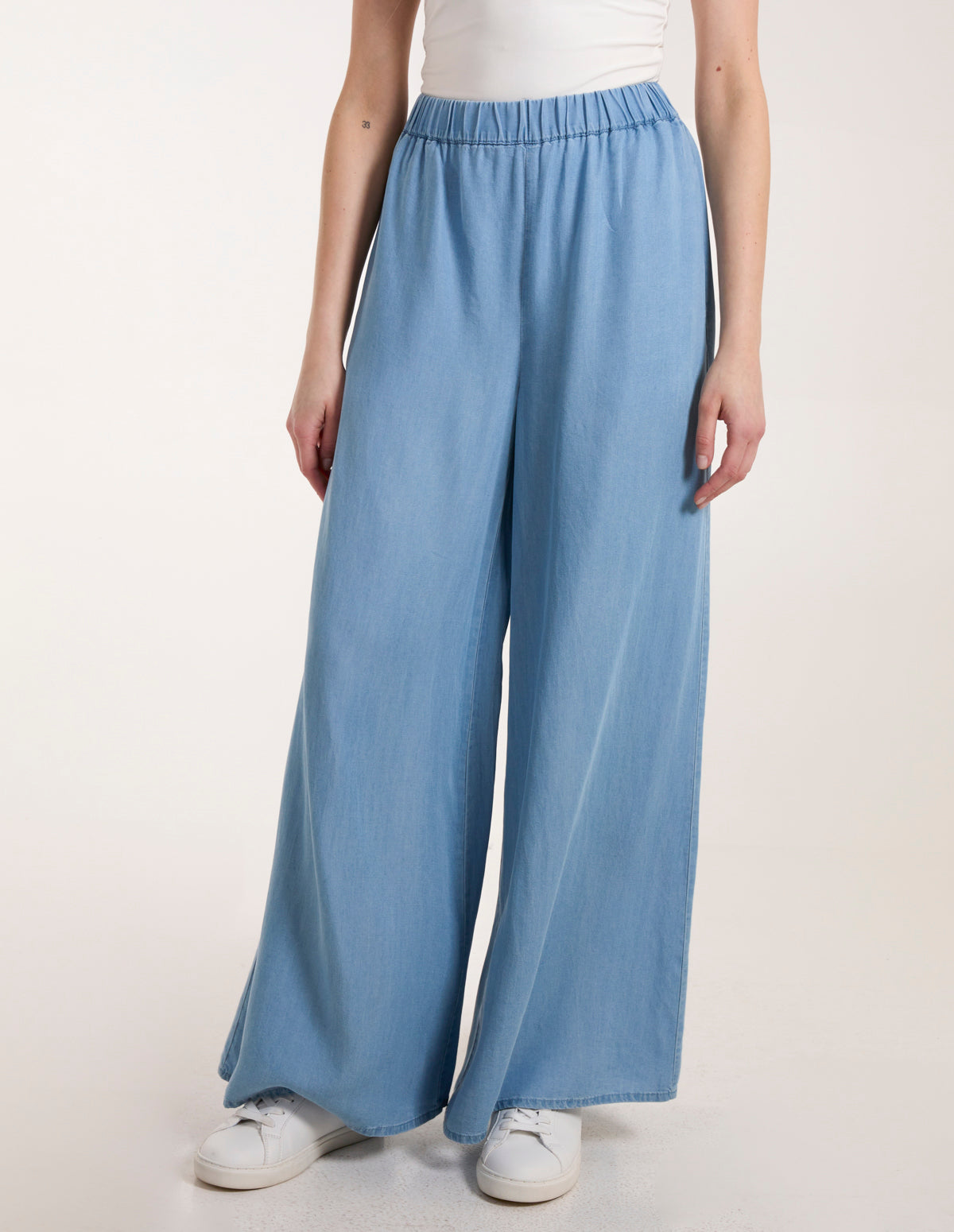 Tencel Wide Leg Trouser 