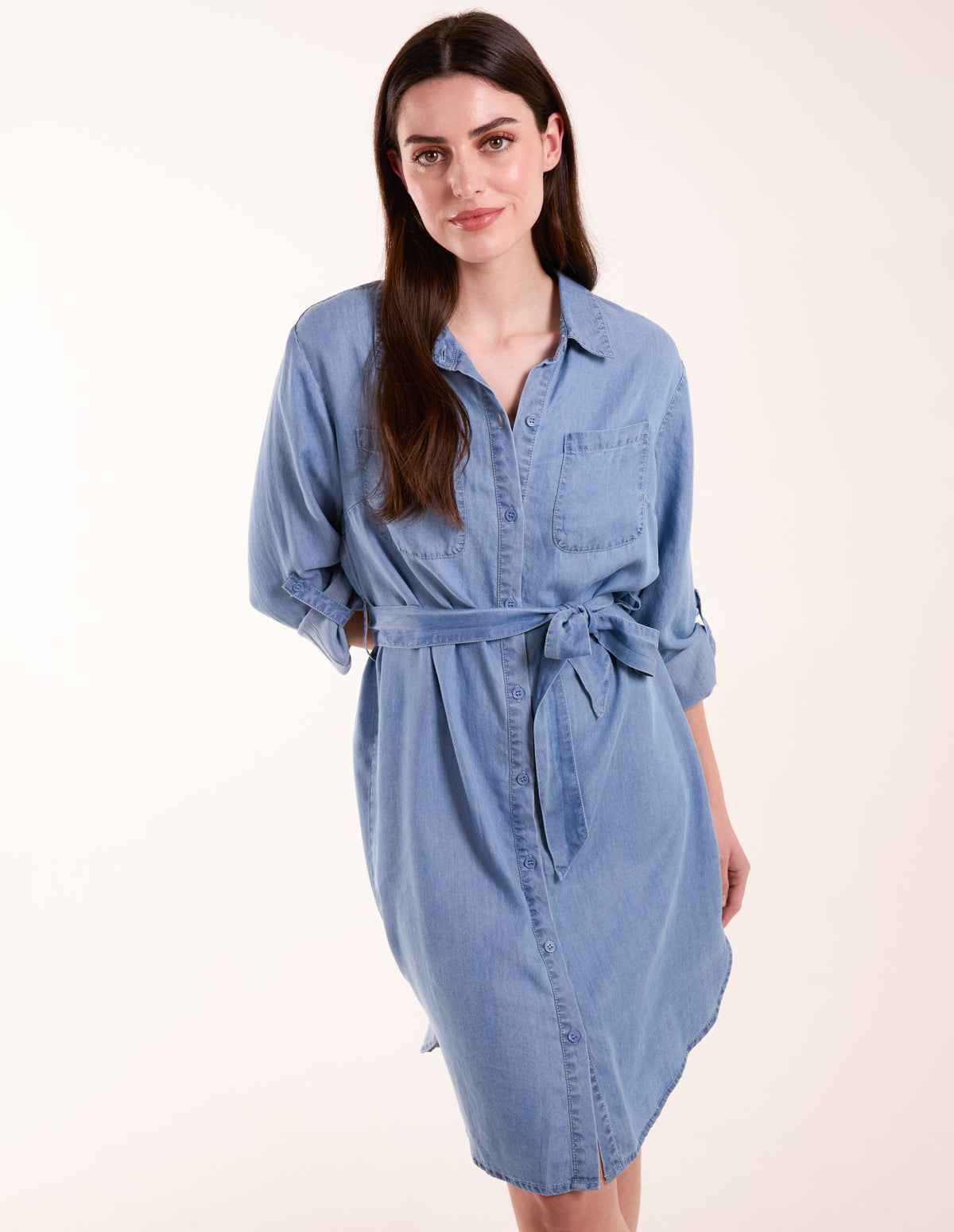 Tencel Shirt Dress 