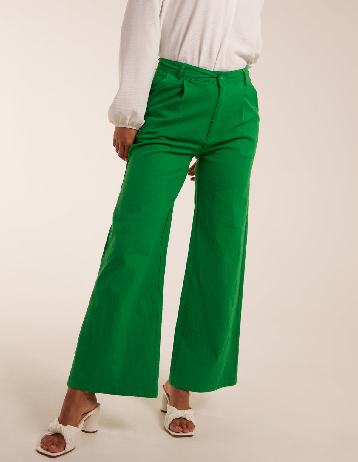 Wide Leg Trousers 