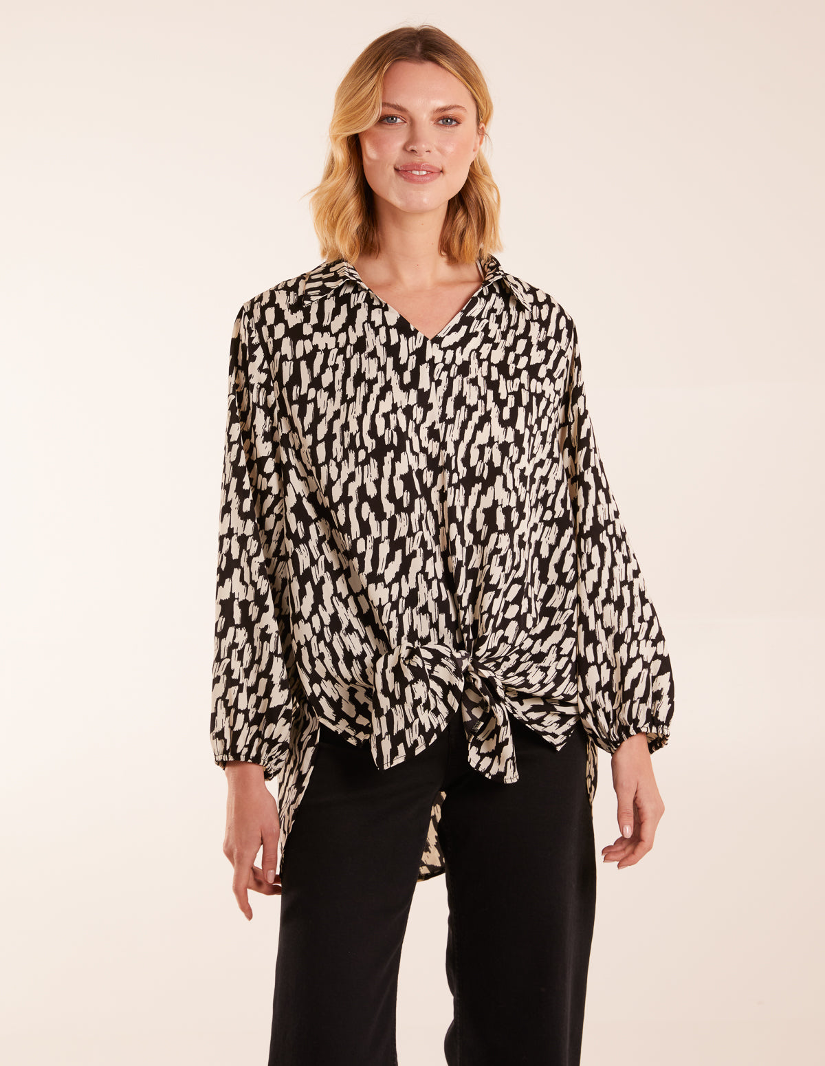 High Low Hem Blouse 