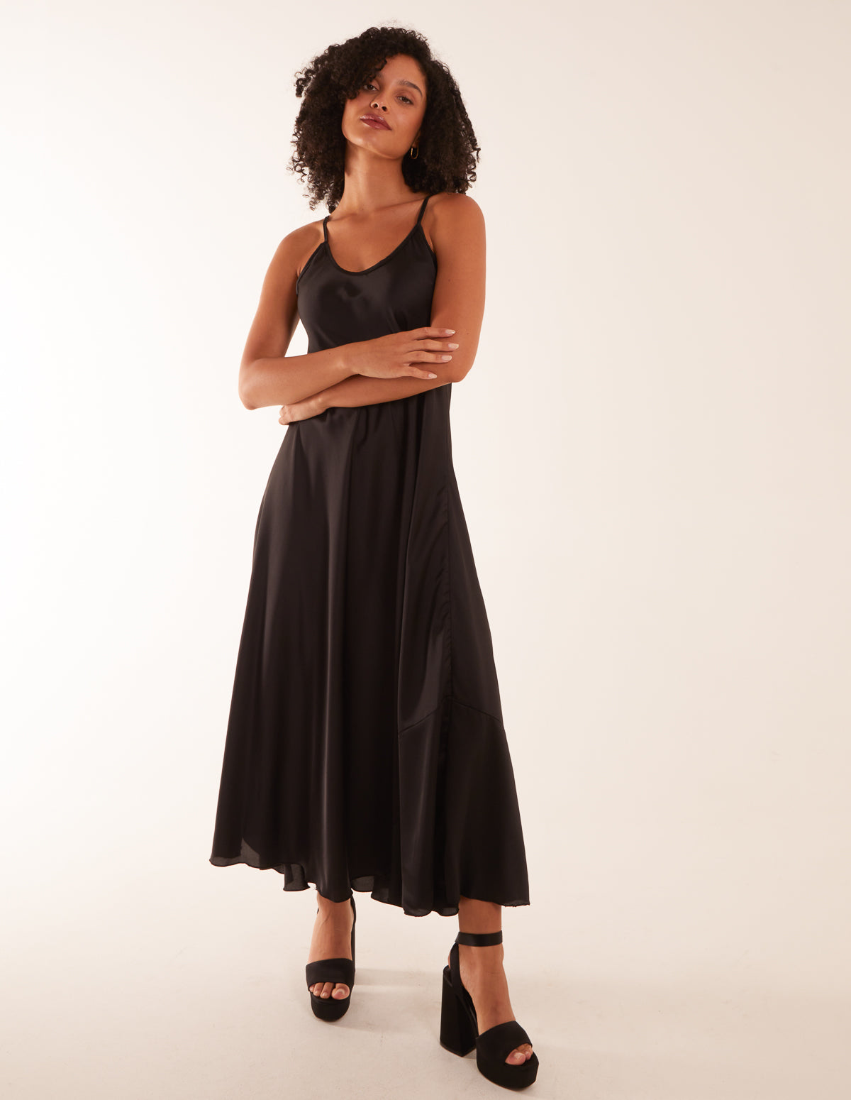 Satin Cami Maxi Dress 