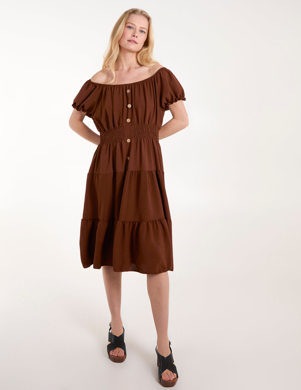 Coconut Button Dress 