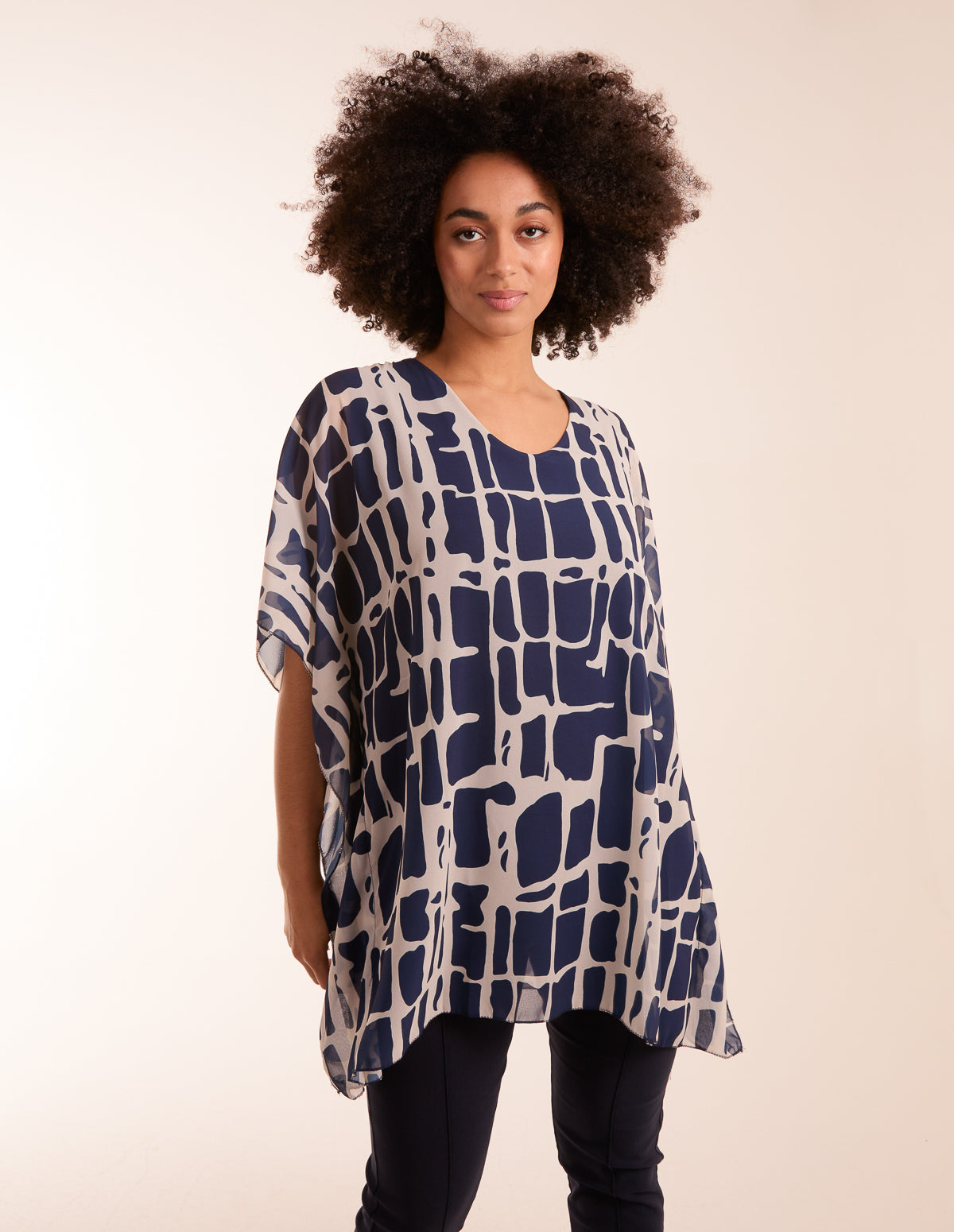 Double Layer V Print Top 