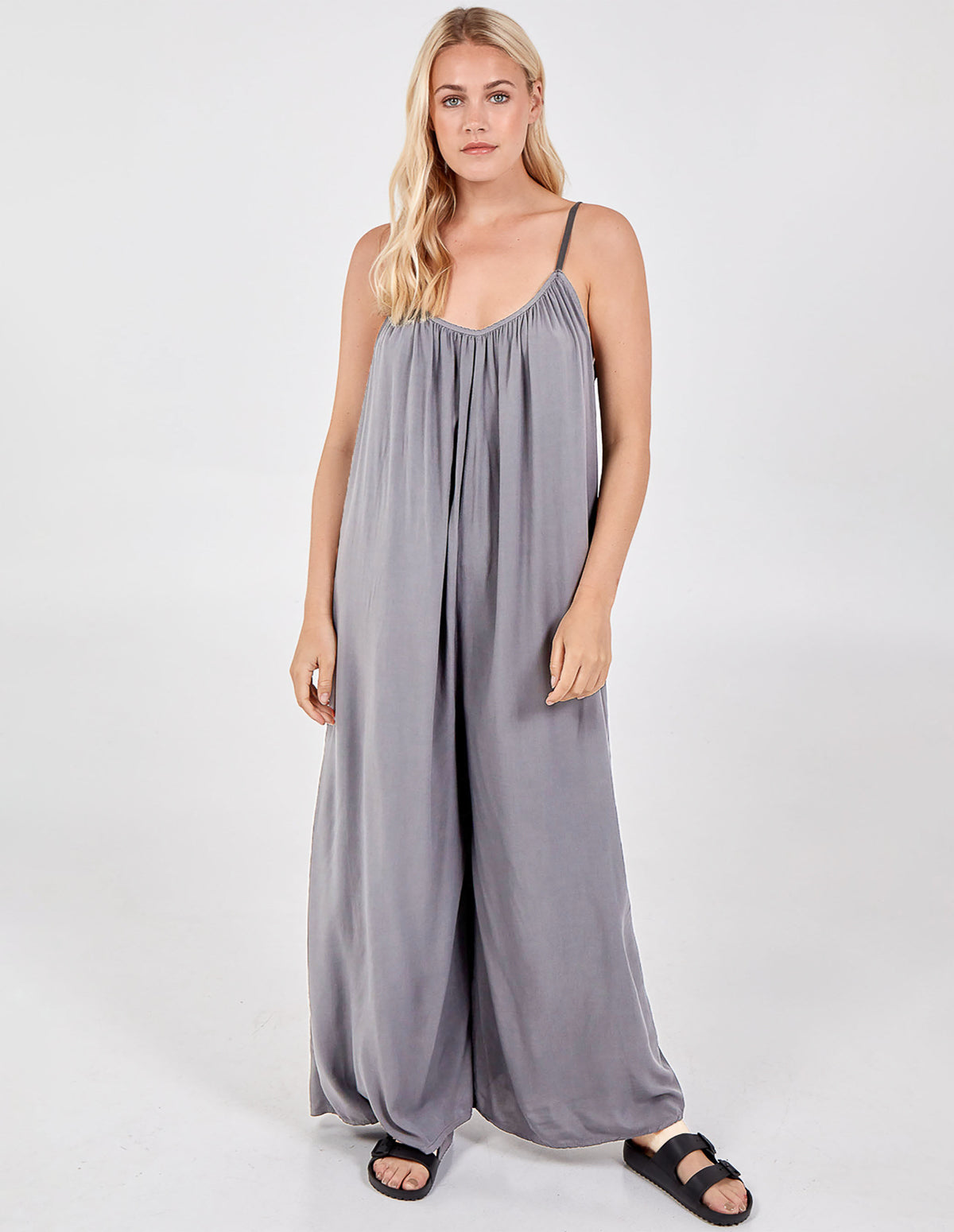 KATELYN - Wide Leg Strappy Jumpsuit 