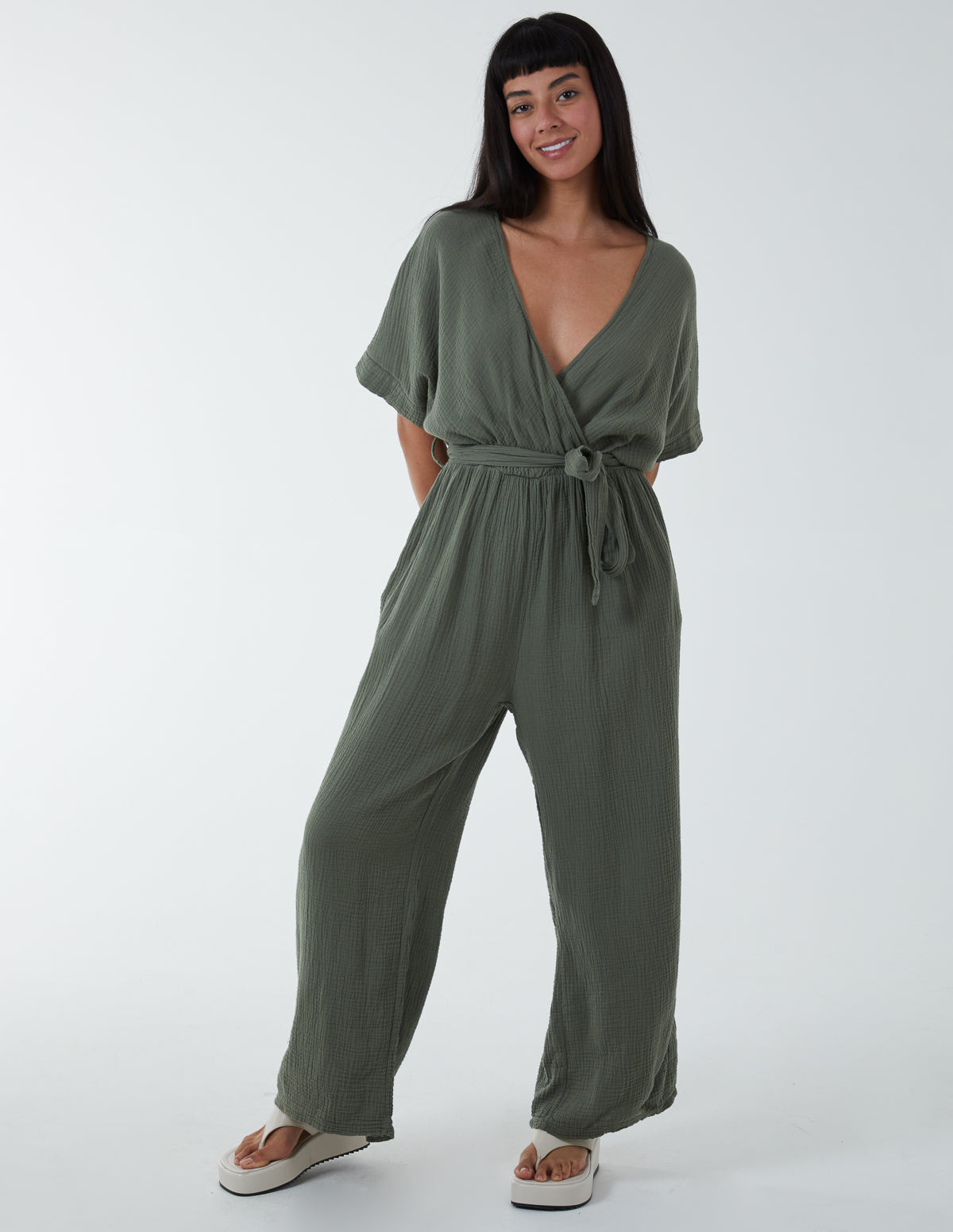 Cheese Cloth Jumpsuit 