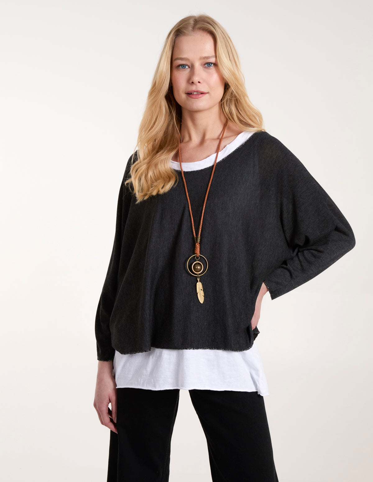 2 in 1 Batwing Top 