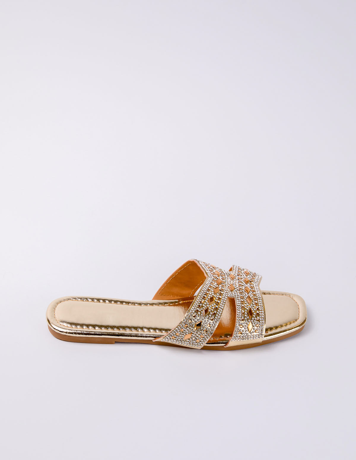 Diamante Flat Sandal 