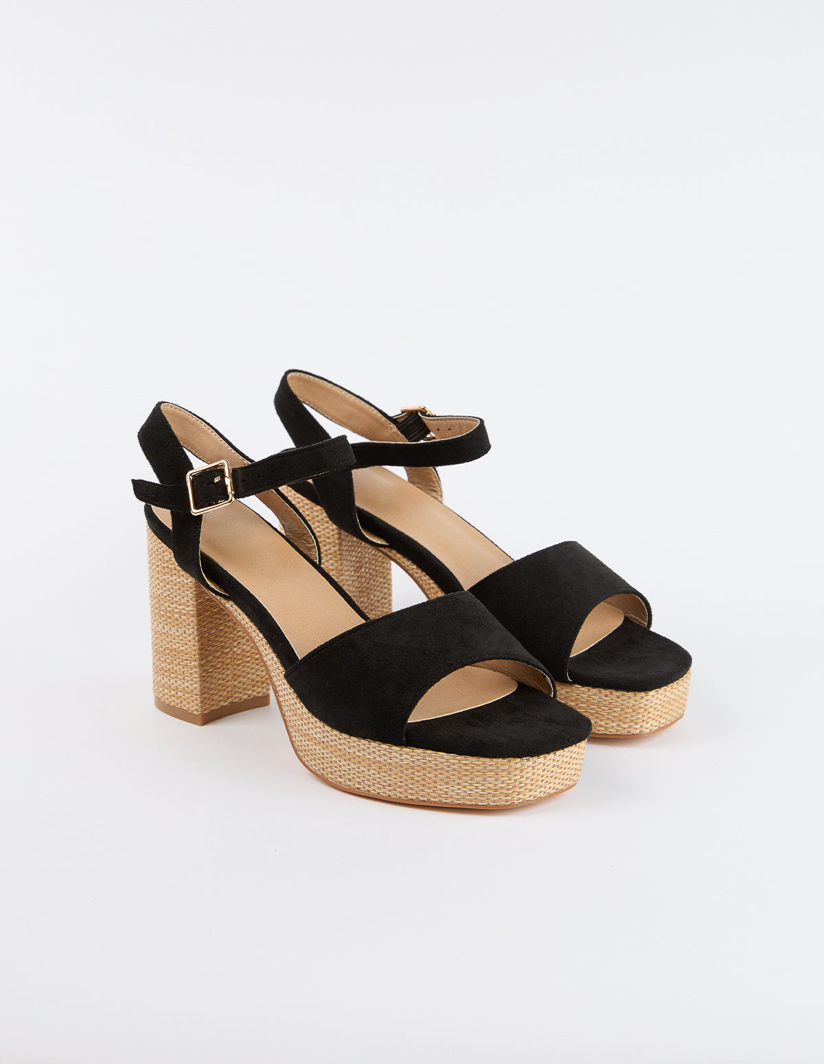 Woven Heeled Sandal 