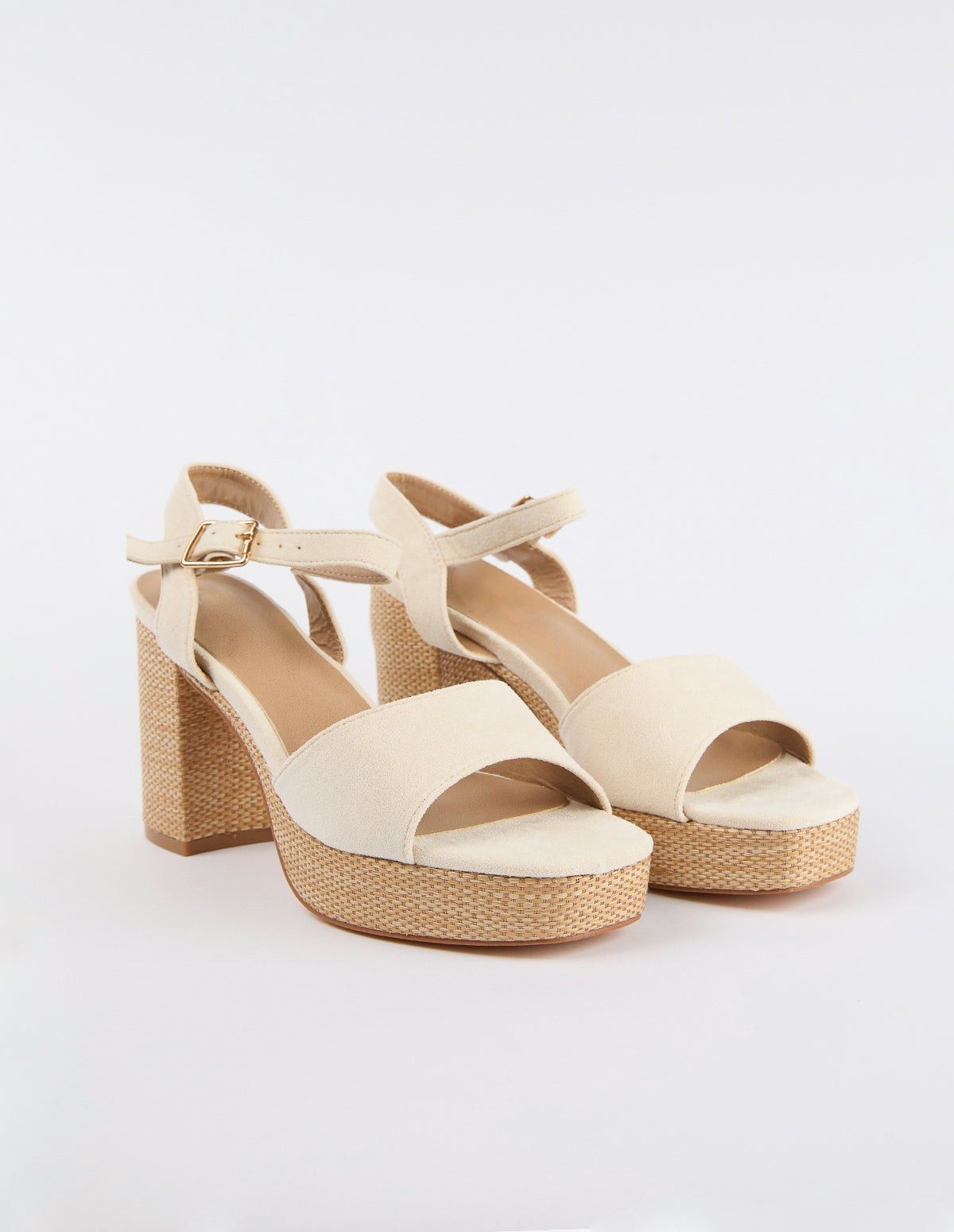 Woven Heeled Sandal 