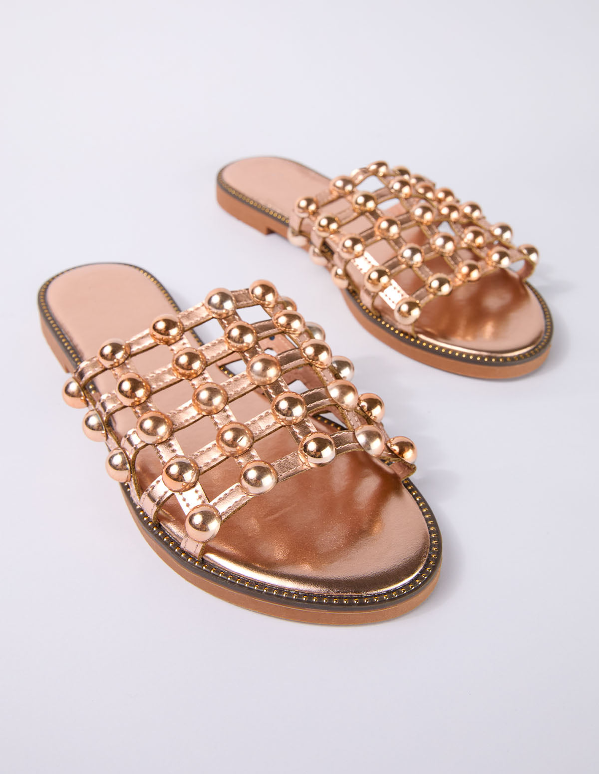 Metal Stud All Over Sandal 