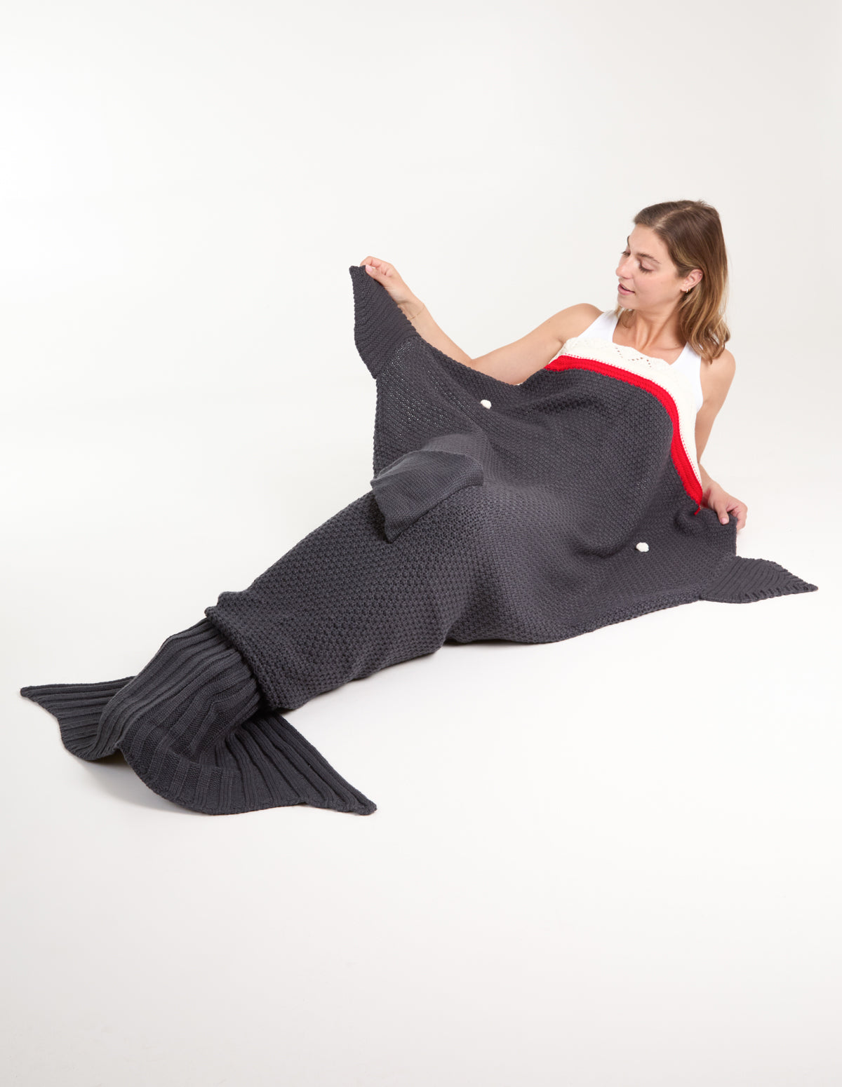 Shark Mermaid Blanket 