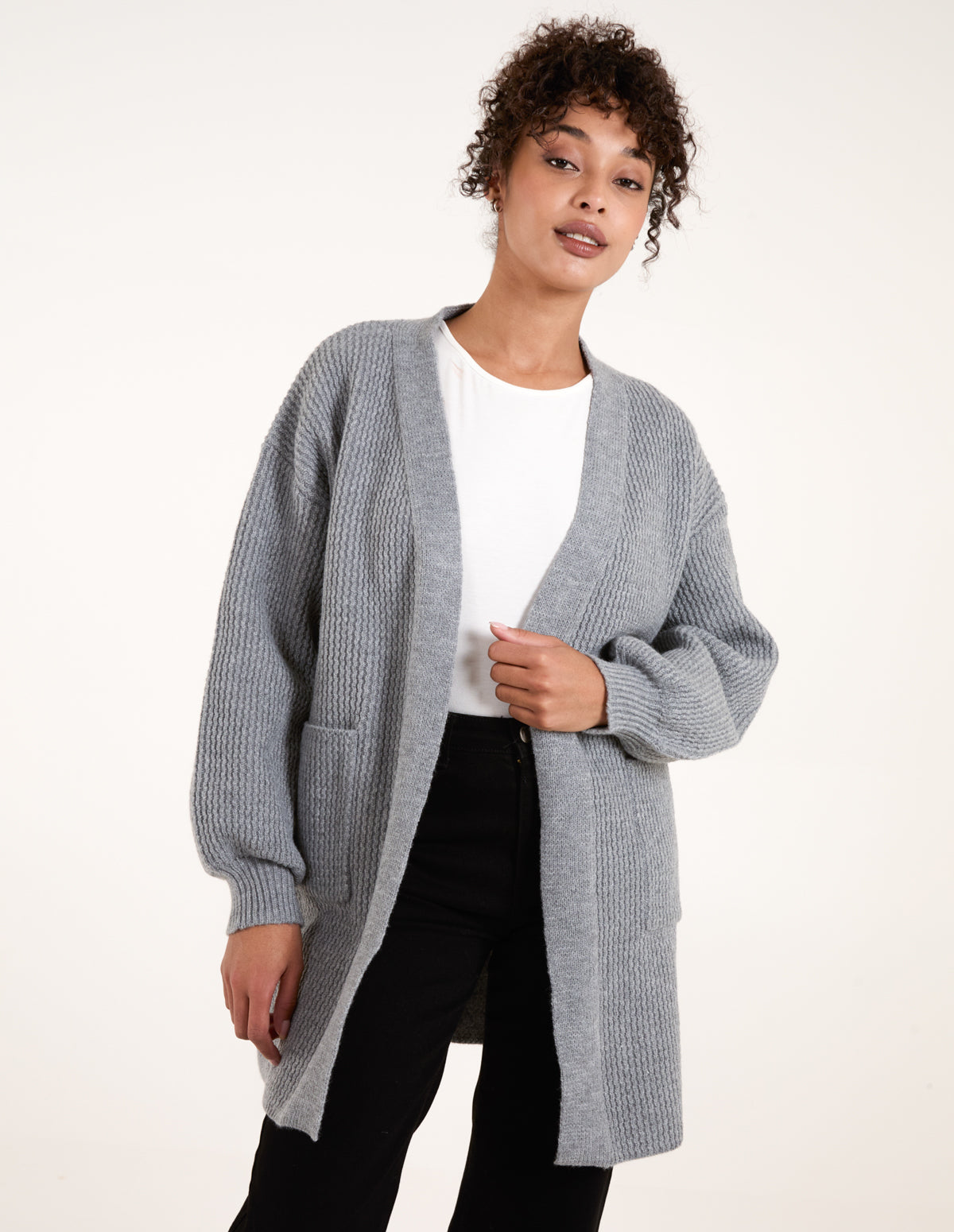 Knit Two Pocket Cardigan 