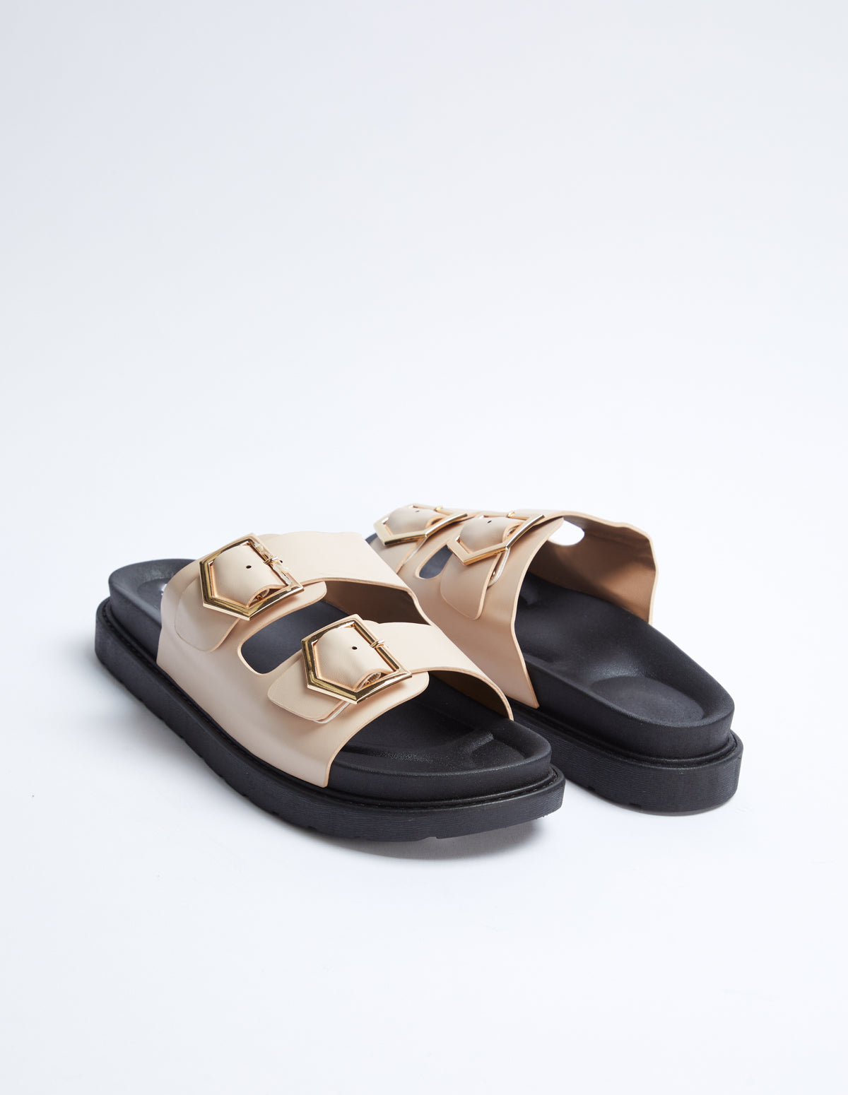 Double Buckle Sandals 